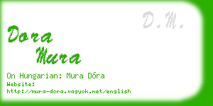 dora mura business card