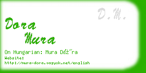 dora mura business card